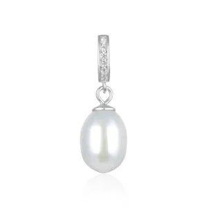 Beneto Ciondolo in argento con perla d'acqua dolce AGH675P