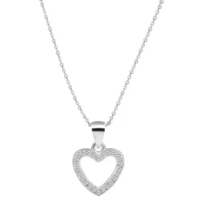 Beneto Collana in argento con cuore AGS1130/47 (collana, pendente)