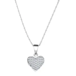 Beneto Collana in argento con cuore AGS1131/47 (catena, pendente)