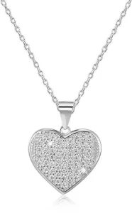 Beneto Collana in argento con cuore AGS122/48 (collana, pendente)