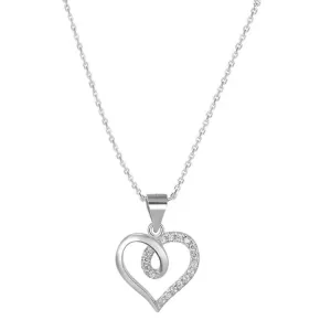 Beneto Collana in argento con cuore AGS495/47 (collana, pendente)