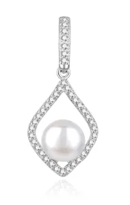 Beneto Elegante ciondolo in argento con perla d'acqua dolce AGH427PL