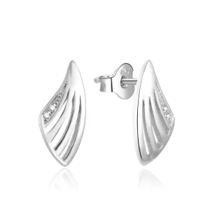 Beneto Moderni orecchini in argento con zirconi AGUP1786L