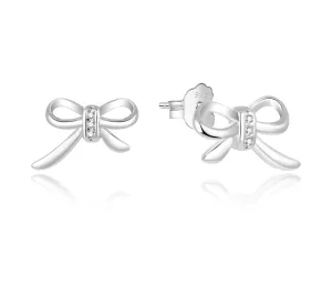 Beneto Romantici orecchini in argento Fiocco AGUP809L