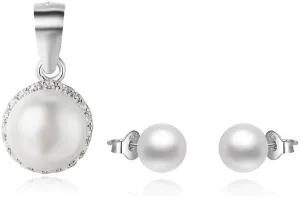 Beneto Set di gioielli di perle Beneto (ciondolo, orecchini)