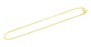 Beneto Exclusive Bracciale in oro giallo Catena a filo AUB0053 20 cm