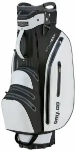 Bennington Dry GO 14 Grid Orga Water Resistant With External Putter Holder White/Black Borsa da golf Cart Bag