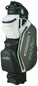Bennington IRO QO 14 Water Resistant Black/White/Canon Grey/Lime Borsa da golf Cart Bag