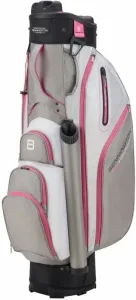 Bennington QO 9 Water Resistant Grey/White/Pink Borsa da golf Cart Bag