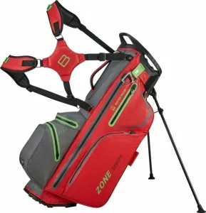 Bennington Zone Stand Bag Red/Canon Grey/Yellow Borsa da golf Stand Bag