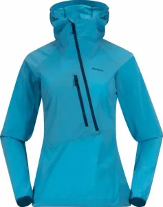 Bergans Cecilie Light Wind Anorak Women Clear Ice Blue L Giacca outdoor