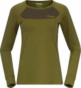 Bergans Cecilie Wool Long Sleeve Women Green/Dark Olive Green L Itimo termico