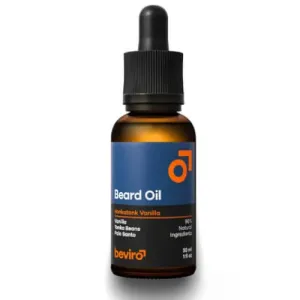 Beviro Olio per la cura della barba al profumo di vaniglia, palo santo e fava tonka (Beard Oil) 30 ml