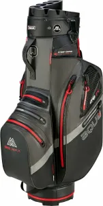 Big Max Aqua Silencio 4 Organizer Charcoal/Black/Red Borsa da golf Cart Bag