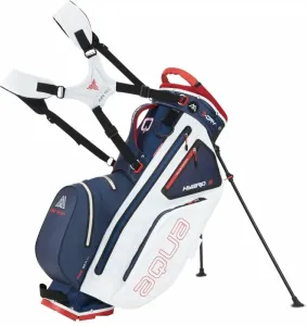 Big Max Aqua Hybrid 3 Stand Bag Navy/White/Red Borsa da golf Stand Bag