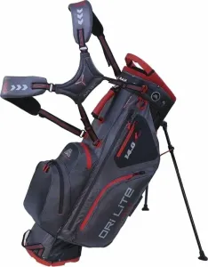Big Max Dri Lite Hybrid 2 Charcoal/Black/Red Borsa da golf Stand Bag