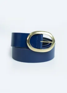 Big Star Woman's Belt Belt 240051 Blue Natural Leather-403 #993864