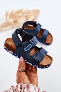 Children's comfortable sandals Big Star - dark blue #1432230