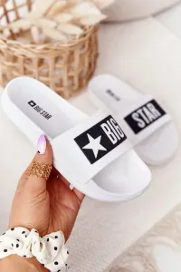 Children's summer slippers Big Star - white #1715293