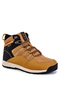 Men's trekking insulated shoes Big Star KK174373 Camel #1432074