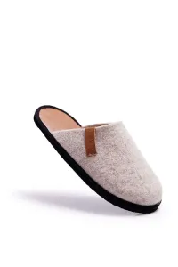 Women's homemade slippers Big Star - beige #1241205