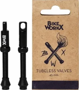 BikeWorkX BWX Tubeless Valves 15.0 Black 45.0 Valvola