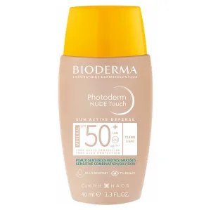 Bioderma Fluido protettivo colorato con effetto del make-up naturale SPF 50 Photoderm Nude Touch Mineral 40 ml Light