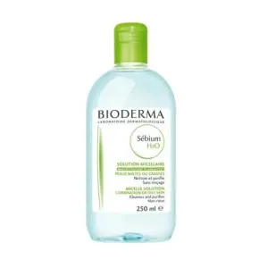 Bioderma Soluzione detergente per la pelle grassa Sébium H2O (Solution Micellaire) 500 ml con dosatore