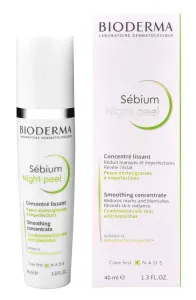 Bioderma Sébium Night Peel Smoothing Concentrate siero facciale notturno per l' unificazione della pelle e illuminazione 40 ml