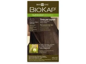 Biokap NUTRICOLOR DELICATO - Colore per capelli - 5.0 Castano naturale chiaro 140 ml