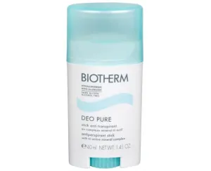 Biotherm Antiperspirante Deo Pure (Antiperspirant Stick with Tri-active Mineral Complex) 40 ml