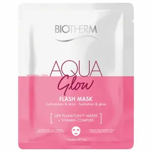 Biotherm Maschera viso idratante e illuminante Aqua Glow (Super Mask) 35 ml