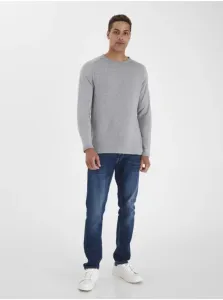 Gray Ribbed Sweater Blend Norun - Men #186790