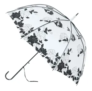 Blooming Brollies Ombrello da donna con apertura automaticaVintage Umbrella BCSV WH1