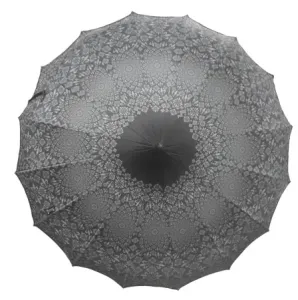 Blooming Brollies Ombrello pieghevole da donna Boutique Patterned Pagoda BCSPATCHA