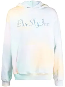 BLUE SKY INN - Felpa Con Cappuccio Tie-dye In Cotone #1697506