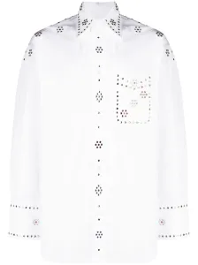 BLUEMARBLE - Camicia In Cotone Con Strass #1760723