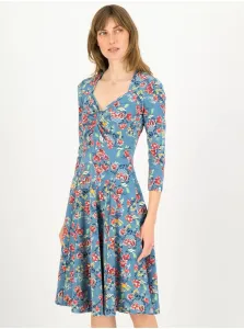 Light blue floral dress Blutsgeschwister - Women #1961171