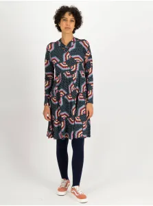 Red-blue patterned dress Blutsgeschwister The Peace of Ease - Women