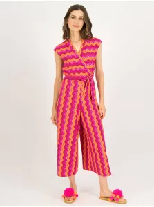 Orange-pink Women's patterned overall Blutsgeschwister - Ladies #2069576