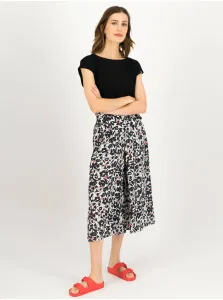 Black-and-white female floral culottes Blutsgeschwister Flotte - Ladies #2247691