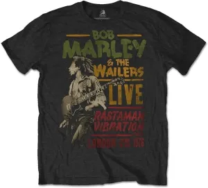 Bob Marley Maglietta Rastaman Vibration Tour 1976 Black S