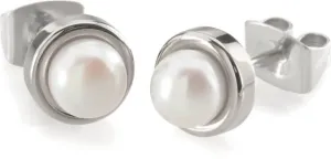 Boccia Titanium Orecchini in titanio con perla 0594-01