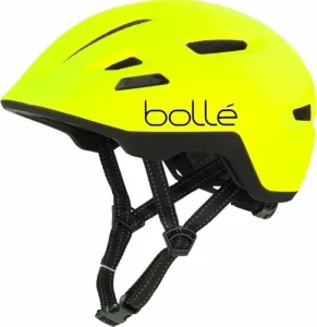 Bollé Stance HiVis Yellow Matte L Casco da ciclismo