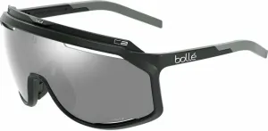 Bollé Chronoshield Black Matte/Cold White Polarized Occhiali da ciclismo