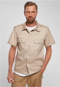Beige American Short Sleeve Shirt #2914106
