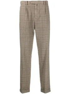 BRIGLIA 1949 - Pantalone A Quadri In Cotone #2933458