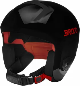 Briko Vulcano 2.0 Shiny Black/Orange L Casco da sci