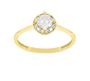 Brilio Affascinante anello di fidanzamento in oro giallo GR003YAU 48 mm
