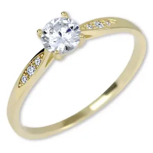 Brilio Anello di fidanzamento in oro con cristalli 229 001 00809 55 mm